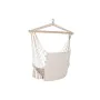 Garden chair Home ESPRIT White Natural Cotton Wood 90 x 50 x 130 cm by Home ESPRIT, Swing Chairs - Ref: S3054728, Price: 25,7...