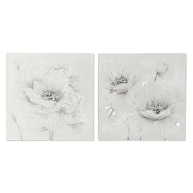 Painting Home ESPRIT Shabby Chic 80 x 3 x 80 cm (2 Units) by Home ESPRIT, Prints on Canvas - Ref: S3054741, Price: 66,05 €, D...