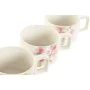 Conjunto de Chávenas de Café Home ESPRIT Branco Cor de Rosa Lilás Metal Bambu Dolomite 260 ml de Home ESPRIT, Canecas - Ref: ...