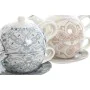 Teapot Home ESPRIT Blue White Beige Light Pink Dolomite 750 ml (2 Units) by Home ESPRIT, Tea and coffee sets - Ref: S3054756,...