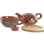 Tetera Home ESPRIT Blanco Beige Terracota Rosa claro Dolomita 750 ml (2 Unidades) de Home ESPRIT, Servicio de té y café - Ref...