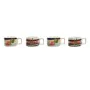 Set di Tazze da Caffè Home ESPRIT Azzurro Verde Rosa Lilla Metallo Bambù Dolomite 260 ml di Home ESPRIT, Tazze - Rif: S305476...