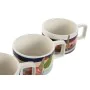 Set di Tazze da Caffè Home ESPRIT Azzurro Verde Rosa Lilla Metallo Bambù Dolomite 260 ml di Home ESPRIT, Tazze - Rif: S305476...