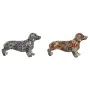 Figurine Décorative Home ESPRIT Multicouleur Chien méditerranéen 21 x 6 x 12 cm (2 Unités) de Home ESPRIT, Objets de décorati...