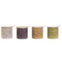 Portazucchero DKD Home Decor Verde Rosa Senape Lilla Bambù Dolomite 7,5 x 7,5 x 7,5 cm (4 Unità) di DKD Home Decor, Zucchero ...