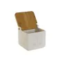 Portasale con Coperchio DKD Home Decor Azzurro Bianco Verde Lilla Bambù Scandi 750 ml 14 x 12,5 x 12 cm (3 Unità) di DKD Home...