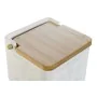 Portasale con Coperchio DKD Home Decor Azzurro Bianco Verde Lilla Bambù Scandi 750 ml 14 x 12,5 x 12 cm (3 Unità) di DKD Home...