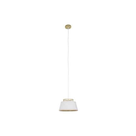 Lámpara de Techo DKD Home Decor Blanco Marrón Natural Bambú 50 W 30 x 30 x 20 cm de DKD Home Decor, Iluminación de techo de i...