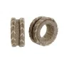 Rond de serviette DKD Home Decor Naturel Jute Bois de manguier 6 x 3 x 6 cm 4 Pièces de DKD Home Decor, Ronds et porte-servie...