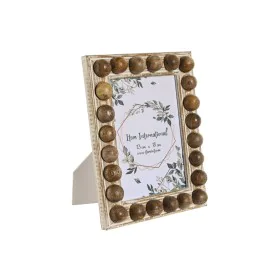 Cadre photo Home ESPRIT Marron Naturel Verre Bois de manguier 18 x 2,5 x 23,2 cm (12 Unités) de Home ESPRIT, Cadres muraux et...