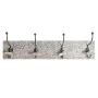 Bengaleiro de parede Home ESPRIT Branco Ferro Madeira de mangueira 76 x 14 x 21 cm de Home ESPRIT, Bengaleiros de parede - Re...