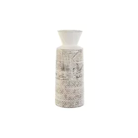 Vase Home ESPRIT White Natural Mango wood Colonial 15 x 15 x 22,5 cm by Home ESPRIT, Vases - Ref: S3054956, Price: 29,57 €, D...