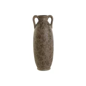 Vase Home ESPRIT Brown Green Stoneware Leaf of a plant 13 x 13 x 35 cm by Home ESPRIT, Vases - Ref: S3054957, Price: 12,28 €,...