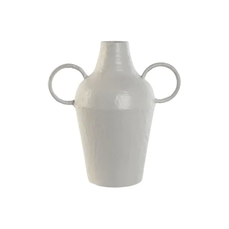 Vase Home ESPRIT Blanc Métal 33,5 x 20 x 36 cm de Home ESPRIT, Vases - Réf : S3054966, Prix : 24,37 €, Remise : %