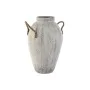 Jarrón Home ESPRIT Blanco Metal Cuerda 25,5 x 25,5 x 41 cm de Home ESPRIT, Jarrones - Ref: S3054969, Precio: 32,16 €, Descuen...