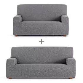 Sofa cover set Eysa TROYA Grey 70 x 110 x 210 cm 2 Pieces by Eysa, Sofas & Couches - Ref: D1606787, Price: 64,69 €, Discount: %