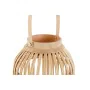 Castiçais Home ESPRIT Natural Marrom claro Bambu Cristal 22,5 x 22,5 x 30 cm de Home ESPRIT, Candelabros e suportes para vela...