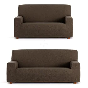 Sofa cover set Eysa TROYA Brown 70 x 110 x 210 cm 2 Pieces by Eysa, Sofas & Couches - Ref: D1606788, Price: 59,24 €, Discount: %