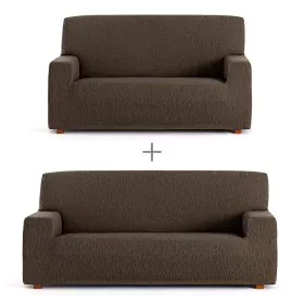 Conjunto de capas para sofá Eysa TROYA Castanho 70 x 110 x 210 cm 2 Peças de Eysa, Sofás - Ref: D1606788, Preço: 64,69 €, Des...