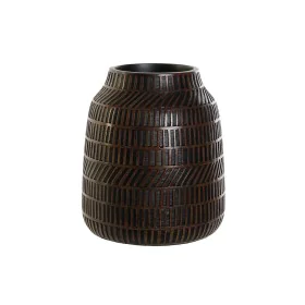 Vase Home ESPRIT Braun Schwarz Harz Kolonial 19 x 19 x 21 cm von Home ESPRIT, Vasen - Ref: S3055012, Preis: 18,67 €, Rabatt: %