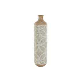 Vase Home ESPRIT Green Beige Natural Metal Tropical 18 x 18 x 66 cm by Home ESPRIT, Vases - Ref: S3055026, Price: 30,26 €, Di...