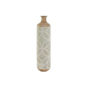 Vase Home ESPRIT grün Beige natürlich Metall Tropical 18 x 18 x 66 cm von Home ESPRIT, Vasen - Ref: S3055026, Preis: 30,26 €,...