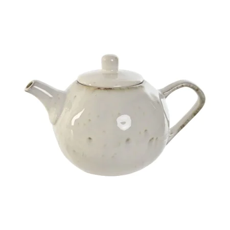 Teapot Home ESPRIT White Stoneware 850 ml by Home ESPRIT, Tea and coffee sets - Ref: S3055042, Price: 9,41 €, Discount: %