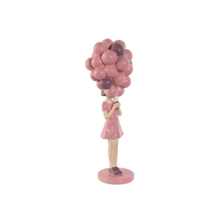 Figurine Décorative Home ESPRIT Rose Mauve chica 11 x 11,7 x 32 cm de Home ESPRIT, Objets de décoration - Réf : S3055050, Pri...