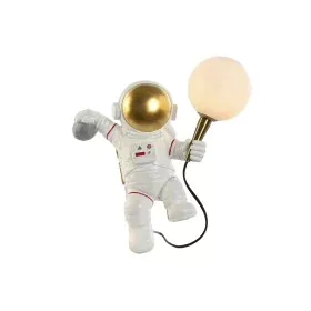 Lámpara de Pared Home ESPRIT Blanco Dorado Metal Resina Moderno Astronauta 26 x 21,6 x 33 cm de Home ESPRIT, Lámparas de pare...