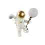 Lampada da Parete Home ESPRIT Bianco Dorato Metallo Resina Moderno Astronauta 26 x 21,6 x 33 cm di Home ESPRIT, Lampadario a ...