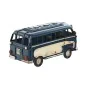 Figura Decorativa Home ESPRIT Azul Branco Autocarro Vintage 17 x 7 x 8 cm (2 Unidades) de Home ESPRIT, Adornos - Ref: S305507...