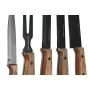 Set de Cuchillos Home ESPRIT Negro Acero Inoxidable Madera de acacia 4 x 1 x 33 cm 6 Piezas de Home ESPRIT, Cuchillos - Ref: ...