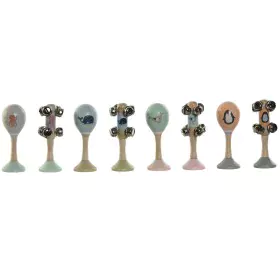 Brinquedo musical Home ESPRIT Madeira 11,5 x 2 x 15,5 cm Maracas (4 Unidades) de Home ESPRIT, Tambores e percussão - Ref: S30...