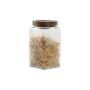 Conjunto de 3 Potes Home ESPRIT Natural Cristal Acácia 500 ml 750 ml 1 L 9,5 x 9,5 x 17,5 cm de Home ESPRIT, Armazenamento de...