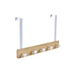 Appendiabiti per Porte Home ESPRIT Bianco Metallo Bambù 38,5 x 4,8 x 25,5 cm di Home ESPRIT, Ganci appendiabiti - Rif: S30551...