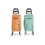 Shopping cart Home ESPRIT Green Grey Peach 37 L 34 x 20 x 96 cm (2 Units) by Home ESPRIT, Shopping bags and baskets - Ref: S3...