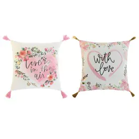 Cushion Home ESPRIT Romantic 45 x 5 x 45 cm (2 Units) by Home ESPRIT, Cushions - Ref: S3055187, Price: 16,60 €, Discount: %