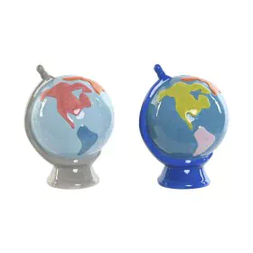 Tirelire Home ESPRIT Dolomite Globe terrestre 14,5 x 13,5 x 19 cm (2 Unités) de Home ESPRIT, Tirelires - Réf : S3055218, Prix...