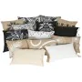 Coussin Home ESPRIT Blanc Noir Palmier 42 x 15 x 42 cm de Home ESPRIT, Coussins - Réf : S3055229, Prix : 13,83 €, Remise : %