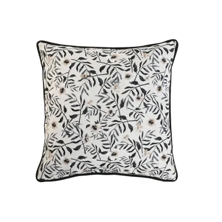 Cushion Home ESPRIT White Black Printed 45 x 15 x 45 cm by Home ESPRIT, Cushions - Ref: S3055234, Price: 10,30 €, Discount: %