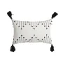 Cojín Home ESPRIT Blanco Negro Rombos 50 x 15 x 30 cm de Home ESPRIT, Cojines - Ref: S3055235, Precio: 13,83 €, Descuento: %