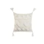 Cojín Home ESPRIT Blanco Borlas Boho 45 x 15 x 45 cm de Home ESPRIT, Cojines - Ref: S3055252, Precio: 17,06 €, Descuento: %