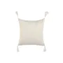 Coussin Home ESPRIT Blanc Pompons Boho 45 x 15 x 45 cm de Home ESPRIT, Coussins - Réf : S3055252, Prix : 15,29 €, Remise : %