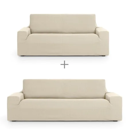 Sofa cover set Eysa ULISES White 2 Pieces by Eysa, Chair and sofa accessories - Ref: D1606801, Price: 59,24 €, Discount: %