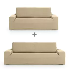 Sofa cover set Eysa ULISES Beige 2 Pieces by Eysa, Chair and sofa accessories - Ref: D1606802, Price: 64,57 €, Discount: %