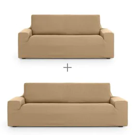 Sofa cover set Eysa ULISES Beige 2 Pieces by Eysa, Chair and sofa accessories - Ref: D1606803, Price: 62,35 €, Discount: %