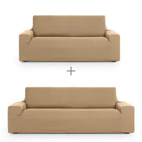 Sofa cover set Eysa ULISES Beige 2 Pieces by Eysa, Chair and sofa accessories - Ref: D1606803, Price: 64,57 €, Discount: %