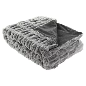 Couverture Home ESPRIT Gris 130 x 170 x 2 cm de Home ESPRIT, Couvertures et couvre-lits - Réf : S3055326, Prix : 29,65 €, Rem...