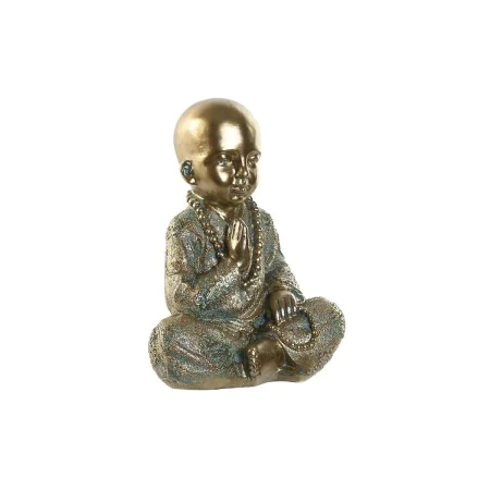 Figura Decorativa Home ESPRIT Dourado Monge Oriental 17 x 13,6 x 21,8 cm de Home ESPRIT, Adornos - Ref: S3055340, Preço: 10,9...