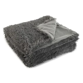 Couverture Home ESPRIT Gris 130 x 170 cm de Home ESPRIT, Couvertures et couvre-lits - Réf : S3055349, Prix : 32,05 €, Remise : %